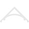 Ekena Millwork Pitch Legacy Architectural Grade PVC Gable Pediment, 72"W x 36"H x 1"P (12/12) GPP072X036X100LEG - alternate 5